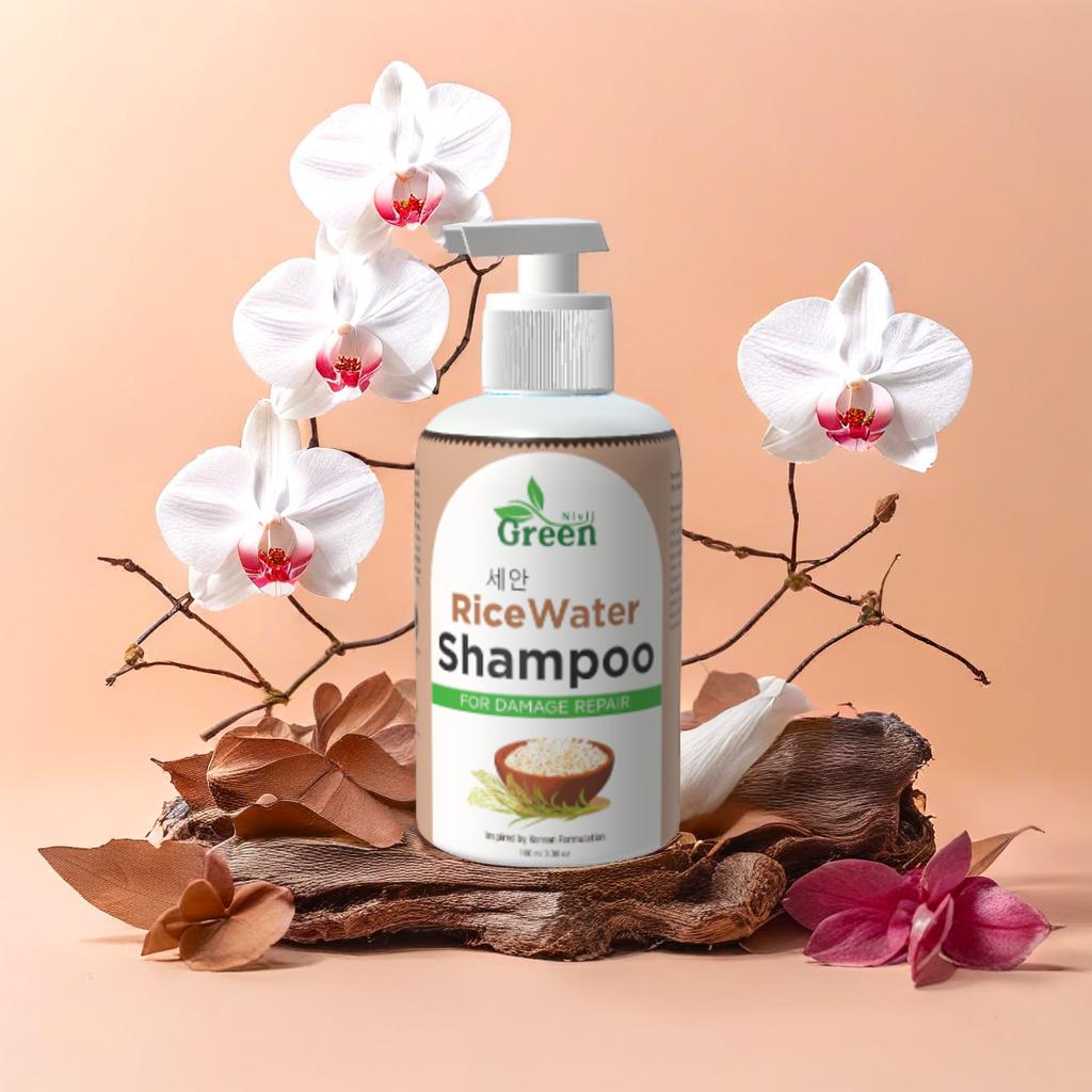 Rice Water Shampoo - Korean Formula